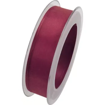 Stuha Stuha organzová INFINITY Bordeau 25 mm x 2 m (9,-Kč/m) (Stuha organzová, bordó, průsvitná, s vlascem vetkaným v obou okrajích)