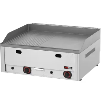 Kuchyňský gril Grilovací deska 65x48 plynová kombinovaná stolní | REDFOX - FTHR 60 G