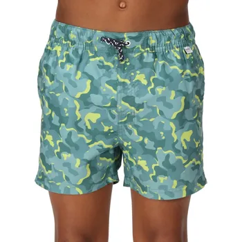 Dívčí plavky Dětské koupací kraťasy Regatta SKANDER II zelená 110-116