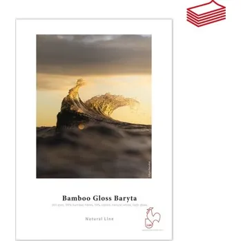 Fotopapír A2 (42 x 59,4cm)/25 Bamboo Gloss Baryta 305 Hahnemühle