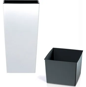 Květináč Prosperplast Urbi Square Matt DURS240-S449 24 cm bílý 