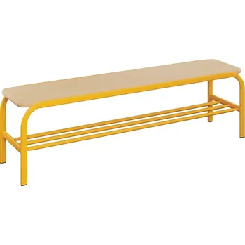Zahradní lavice SLX 160 lavička šatní RAL 1028 - žlutá