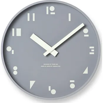 Hodiny Lemnos, Nástěnné hodiny M, S, S. šedé - Formadore