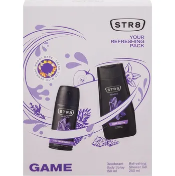 Sprchový gel STR8 DÁRKOVÁ KAZETA GAME SPRCHOVÝ GEL 250 ML + DEOSPREJ 150 ML
