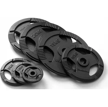 TRUESTEEL Litinové Tri-Grip kotouče 50 mm Sada 1,25 až 25 kg