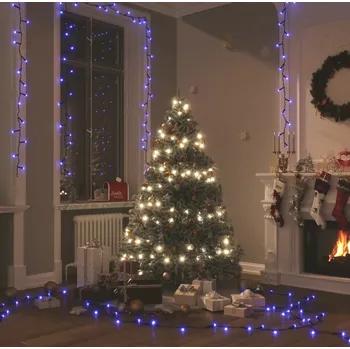 vidaXL Světelný LED řetěz se 600 LED diodami 60 m PVC [50694] Barva: Modrá