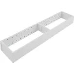 BLUM ZC7S500RS1 Ambia Line rámeček 100/500mm bílý (Blum ZC7S500RS1 Ambia-Line rozdělovník hloubka 500mm ocel hedvábně bílá matná)