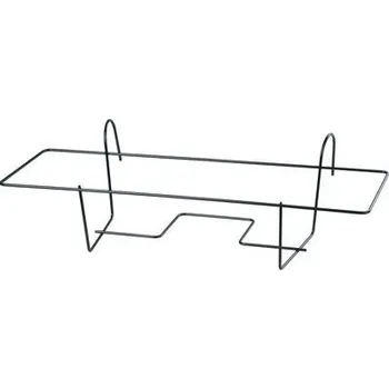 Věšák STREND PRO Držiak BUMETA, vešiak, kovový, na kvetináč, na zábradlie, 63x20 cm