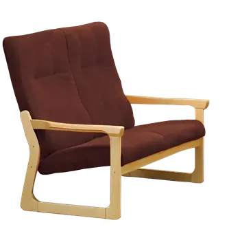 Sedací souprava BE - 2 dvojkřeslo, koženka ROXA 40.90 - koženka hnědá