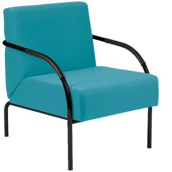 SPA 1 černý lak, koženka AN 078 - koženka tyrkysová