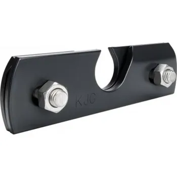 svorka (držák) na falcovanou krytinu hliníková černá jednoděrová