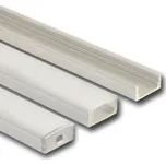 Přisazený hliníkový profil PQ 17x8 mm mléčný difuzor 2 m MCLED ML-761.001.43.2