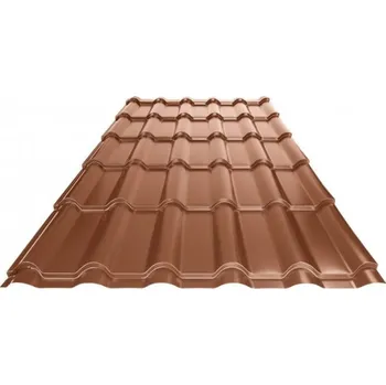 Střešní krytina Krytina UNI 2, měděno hnědá RAL 8004, lesk - tlouška 0,55mm, modul 400