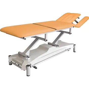 Masážní stůl VL - F5 - PLUS lehátko rehabilitační, koženka HOLY P1 - koženka meruňková