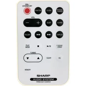 SHARP RRMCGA110AWSA, RRMCGA111AWSA - kompatibilní značkový dálkový ovladač General