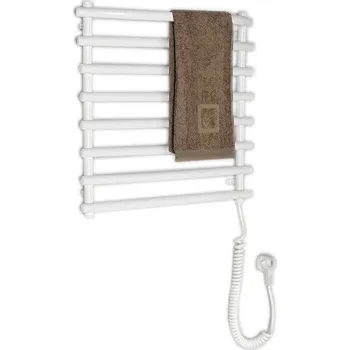 Radiátor Aqualine Elektrický sušák ručníků, 570x465mm, 72W, bílý, SU110A