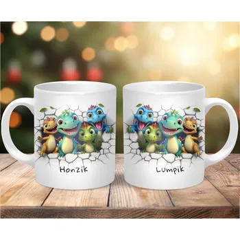 Hrnek 330ml, DRÁČCI SE JMÉNEM, (vložte si svůj text), cena za 1 ks