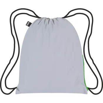 Úložný box LOQI, Batoh LOQI Neon mini s reflexním povrchem zelený - Formadore