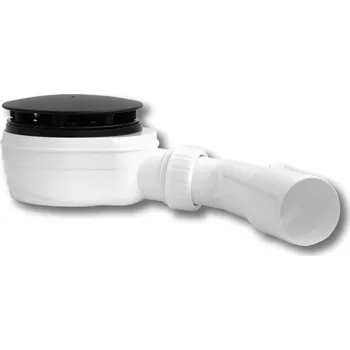 Sifon OLSEN SPA - Sifon vaničkový, 90 mm, černá krytka OLBAEWBN942