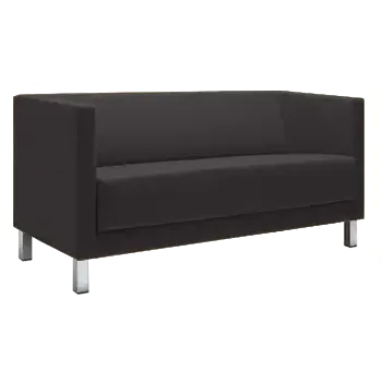 Sedací souprava VELA - 2,5H, křeslo, koženka SL 18 - koženka černá