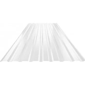 plechová krytina Plech trapézový bílý RAL 9010, TR18B - stěnový 0,55mm lesklý