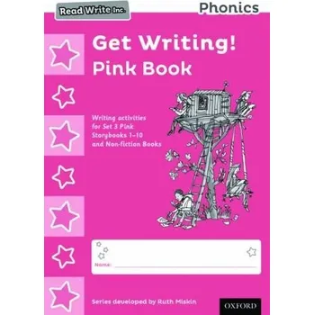 Anglický jazyk Read Write Inc. Phonics: Get Writing! Pink Book Pack of 10 - Miskin, Ruth