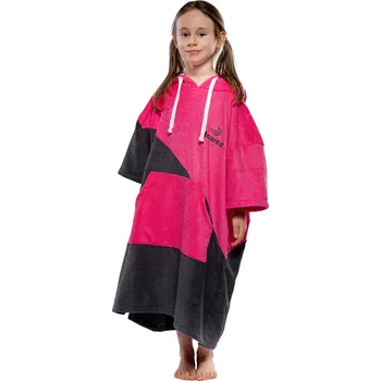 Towee Dětské surf pončo Double růžová, 60 x 80 cm