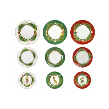 Talíř BRANDANI Elfomagia 18 ks vánoční