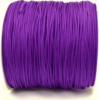 Dětské navlékací korálky Pro Háčkování Šňůrka nylonová 0,8 mm fialová 5 m