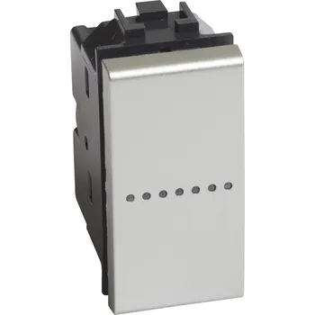 vypínač BTICINO Spínač T4055N tlačítko axiální 1 modul Tech NT4055N