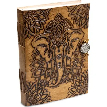 Zápisník Mani Bhadra Zápisník slon kožený
