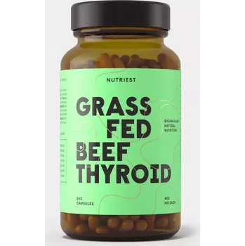 Nutriest Grass-fed lyofilizovaná bio štítná žláza v kapslích 240 kapslí