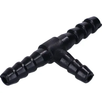 Karburátor OEM Standard T-kus pro hadičku černý 6mm 43381