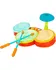 Hudební nástroj pro děti B. toys Toy Drum Set barevný