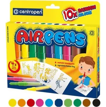 Foukací fixy CENTROPEN 1500/10 sada RAINBOW