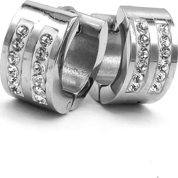 Náušnice Steel Jewelry Náušnice kruhy z chirurgické oceli NS220126 dárkové balení zdarma