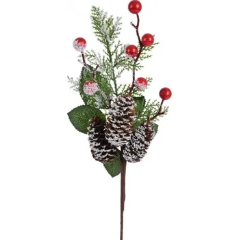 Vánoční dekorace Vánoční větvička 36 cm