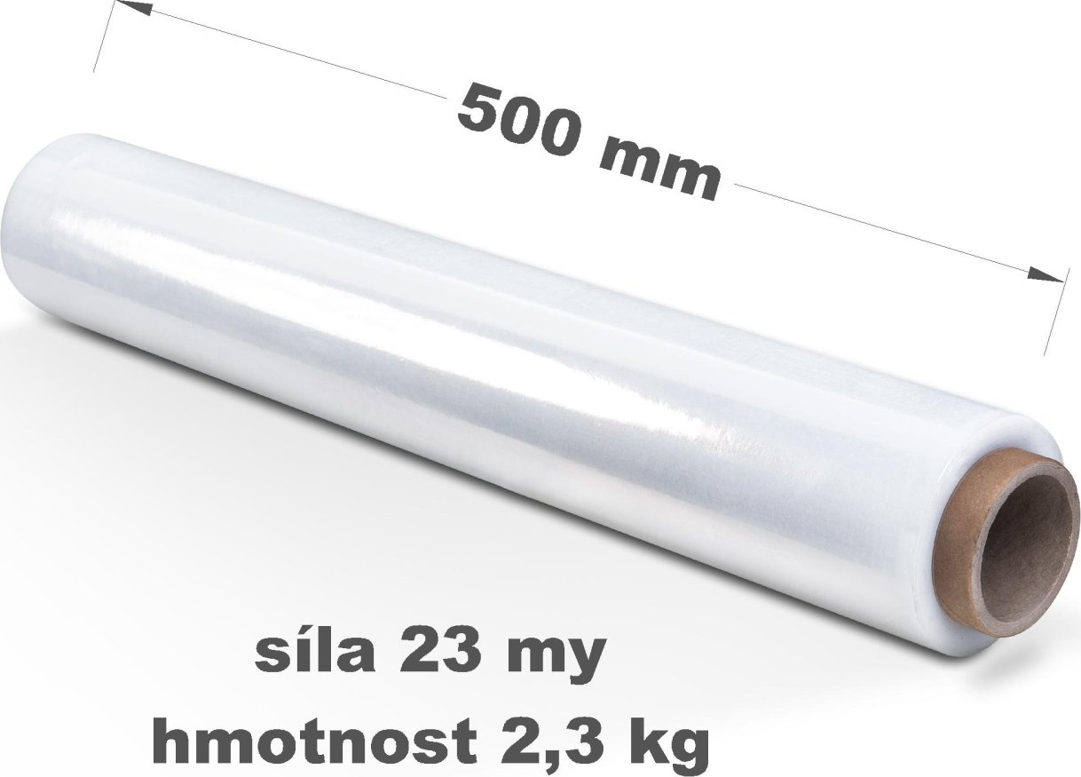 Fólie smršťovací - šíře 50 cm / 2,2 kg / síla 23 my