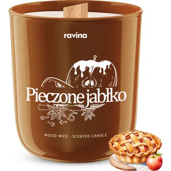 Svíčka Ravina sojová svíčka - Pečené jablko, 175g