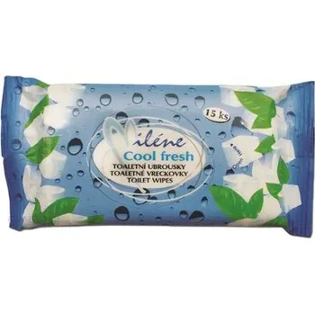 Papírový kapesník Miléne Cool Fresh vlhčené ubrousky, 15 ks