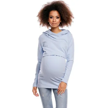 Dámská mikina Těhotenská mikina model 84457 PeeKaBoo S/M
