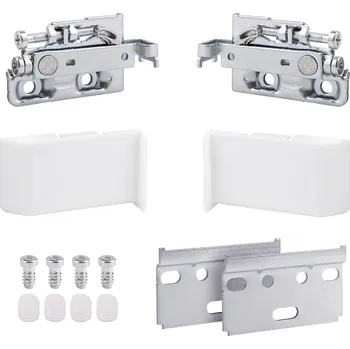 Nábytkové kování STRONG závěsné rektifikační kování hmoždinka/eurošroub sada kompletní bílá (STRONG závěsné rektifikační kování hmoždinka/eurošroub sada kompletní bílá)