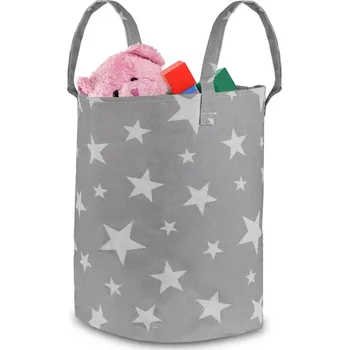 úložný prostor na hračky Velký koš na hračky GREY STAR Nukido