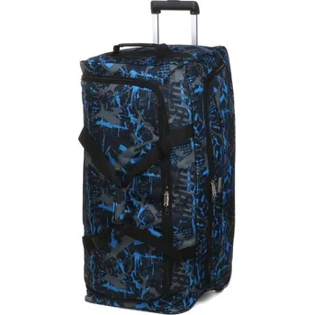 Cestovní taška Střední cestovní taška na kolečkách Camo Blue 60 l Worldline 891/65 modrá