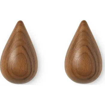 Věšák Normann Copenhagen, Věšáky Dropit Walnut malé 2 ks - Formadore