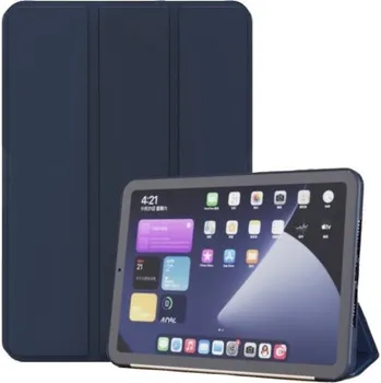 Pouzdro na mobilní telefon Matné pouzdro se stojánkem pro iPad mini 6 / mini 7 - tmavě modré