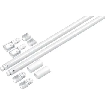 Nábytkové kování K-StrongBox reling 350 mm bílý horní (K-StrongBox reling 350 mm bílý horní)