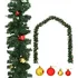Vánoční dekorace vidaXL Vánoční girlanda zdobená baňkami 20 m