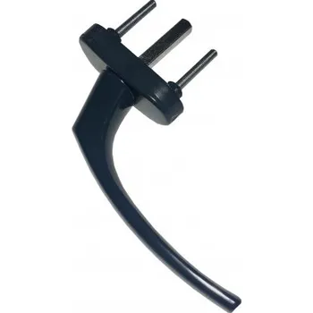 Okenní klika DAB Trade Klika okenní hliníková MISTRAL, oválná, trn 7/35 mm, RAL7016 antracit