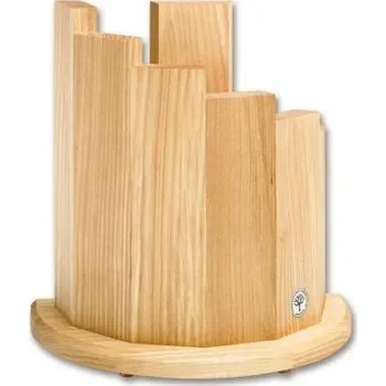 Kuchyňský nůž Böker Manufaktur 030401 Kruhový stojan na 7 nožů, jasanové dřevo s olivovou úpravou